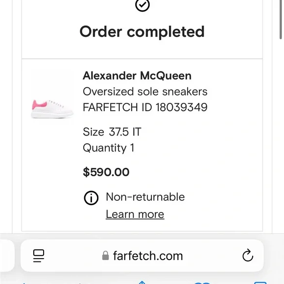 Alexander McQueen Oversized Sneaker - White and Pink Suede - Picture 2 of 8